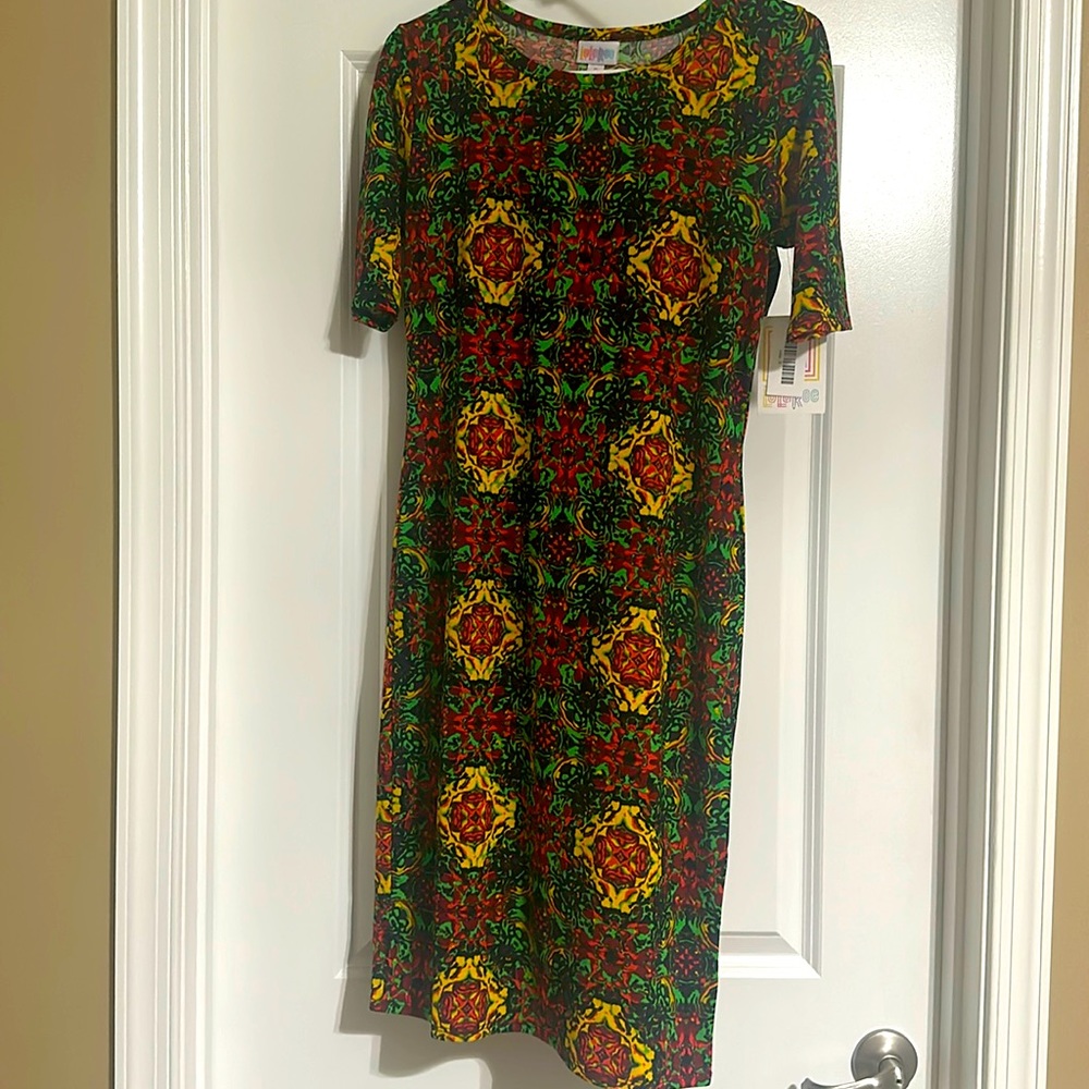 LuLaRoe Julia Dress - Size S
